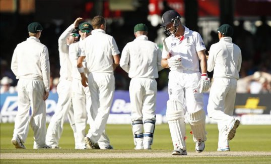 England close day two at Lords three wickets down in their second innings on an exciting day in the second Ashes Test against Australia.
