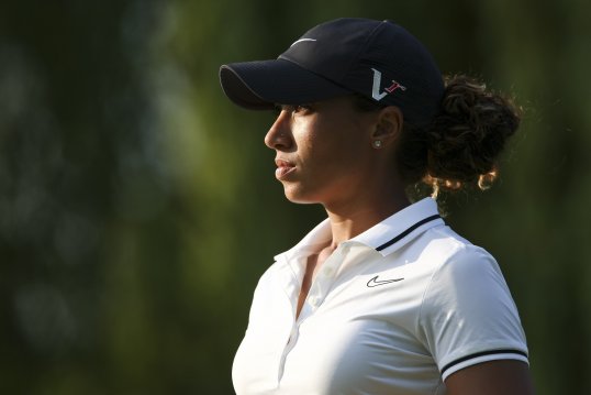 Cheyenne Woods insists she has learnt to deal with the expectation that comes with her association to uncle Tiger.