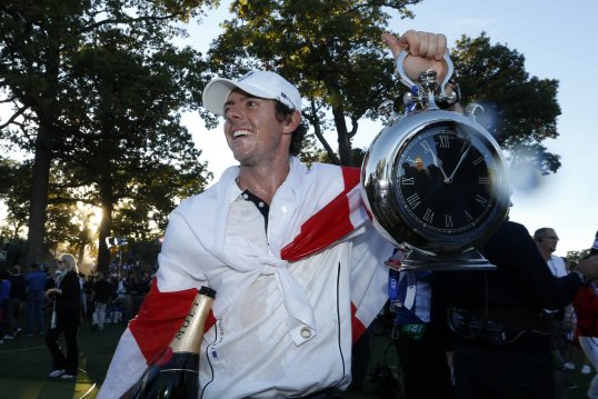 Northern Irishman Rory McIlroy was apparently nervous heading to his Ryder Cup singles match against Keegan Bradley after oversleeping on the final day of the tournament.
