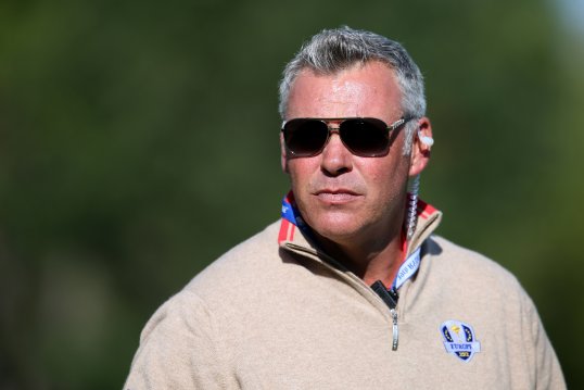 The 2011 British Open champion Darren Clarke has been forced to pull out of the Dubai Desert Classic after being involved in a car accident.