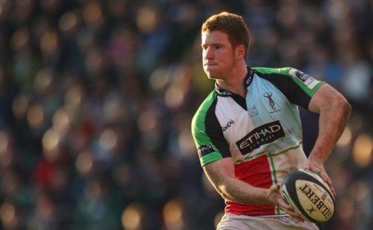 Harlequins fly-half Rory Clegg has joined Championship side Leeds Carneigie for the rest of the season on a dual registration agreement.