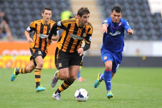 Danny Graham leads the line for Hull City as they take on Newcastle United in the Premier League.