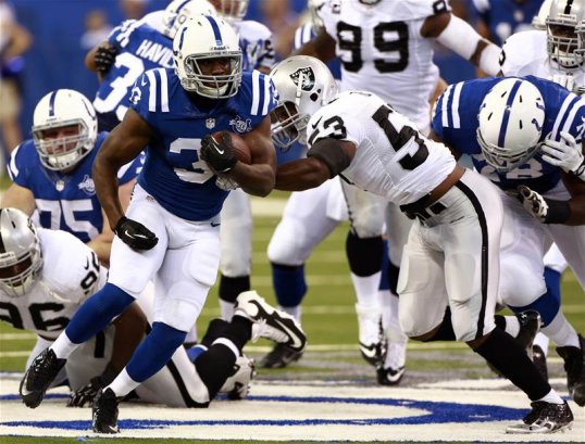 The Indianapolis Colts have been dealt a big injury blow with running-back Vick Ballard ruled out for the season.