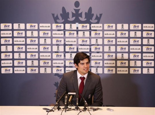 England cricket captain Alastair Cook stormed out of a press conference today after ten minutes ahead of their One Day International series against India.