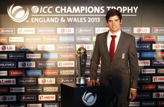 England captain Alastair Cook has told his players they can expect Champions Trophy selection if they perform well in the five match one-day international series in India.