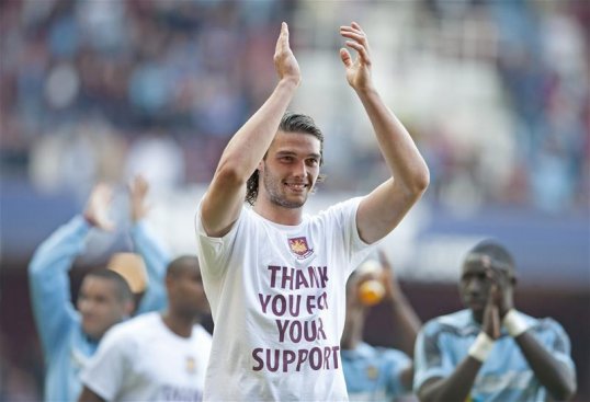 West Ham United striker Andy Carroll returns home from his Belgian clinic for the last time today and is ready to get down to serious training.