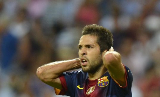 Barcelona left-back Jordi Alba has said that Real Madrid’s Michael Essien has left a mark on him after a challenge during the two clubs’ recent encounter.