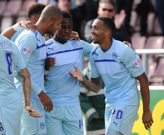 An excellent brace from Callum Wilson gave Coventry City a comfortable victory over Colchester United on Sunday.