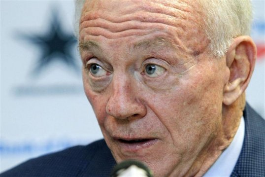 Dallas Cowboys owner and general manager Jerry Jones said he would be willing to trade up his team’s first round pick in this year’s draft.