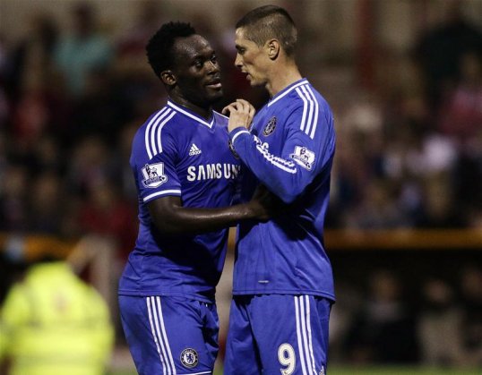 Chelsea avoided a potential banana skin with a routine victory over Swindon Town at the County Ground.
