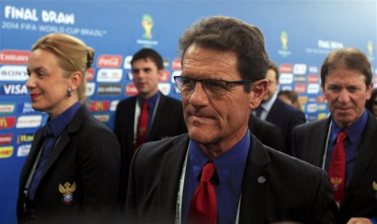 Former England coach Fabio Capello was very happy with his group draw for the World Cup in Brazil as coach of Russia, but less so for his country of birth Italy.
