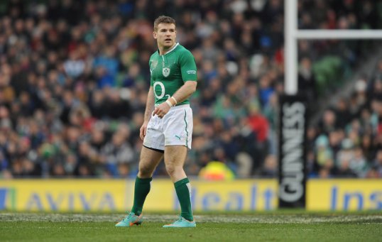 Ireland centre Gordon D'Arcy has been ruled out of the rest of the Six Nations with a foot injury.
