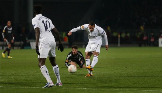 Tottenham Hotspur midfielder Mousa Dembélé has expressed his delight after his side moved into the last 16 of the Europa League thanks to his goal against Olympique Lyonnais on Thursday.