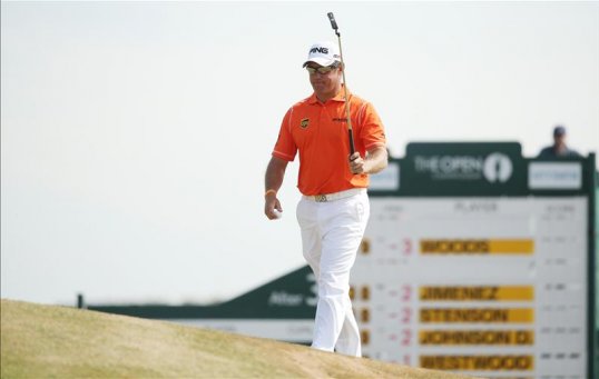 Lee Westwood is in with a shout of winning his first Golf Major after taking a two-shot overall lead at The Open at Muirfield.