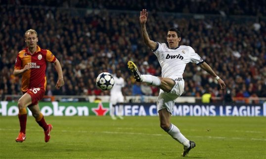 Real Madrid winger Ángel Di María was delighted with his team’s performance in the Champions League quarter-final against Galatasaray on Wednesday night.