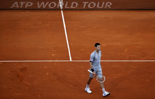 World number one Novak Djokovic was dumped out of the Madrid Open by Grigor Dimitrov last night