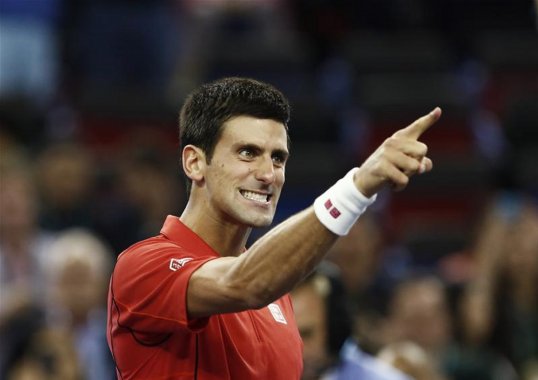 Top-seeded Serbian Novak Djokovic has a place in the final of the Shanghai Masters on Saturday following a 6-2, 7-5 win over Jo-Wilfried Tsonga.