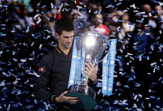 World number one Novak Djokovic dedicated his ATP World Tour Finals victory to his ill father.