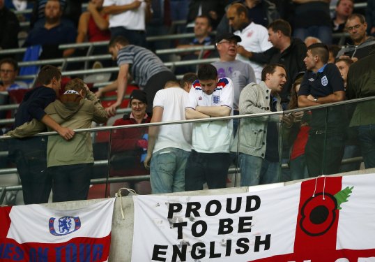 Around two-thirds of the England fans who made the trip to Poland are expected to stay to watch the rearranged game later this afternoon.