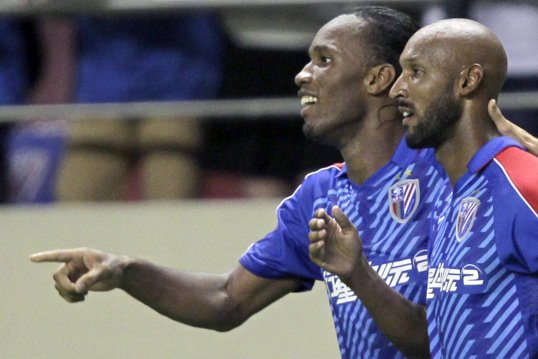 Didier Drogba and Nicolas Anelka look set to stay at Shanghai Shenhua after coach Sergio Batista revealed the problems within the club's hierarchy have been resolved.