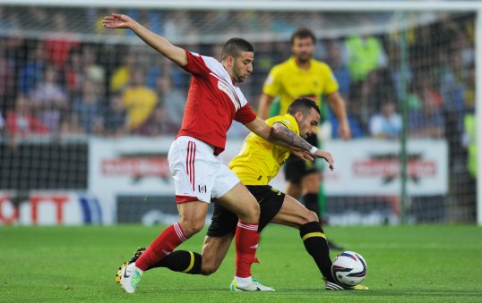 Fulham beat Burton Albion on penalties after playing out a pulsating 2-2 draw with the League Two minnows over 120 minutes in the League Cup on Tuesday.