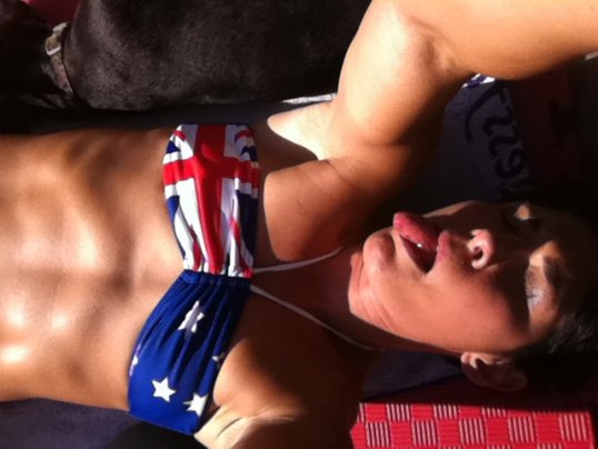 Former porn star Kortney Olson has defend her role as youth-team coach with an Australian rugby league side Gold Coast Titans.