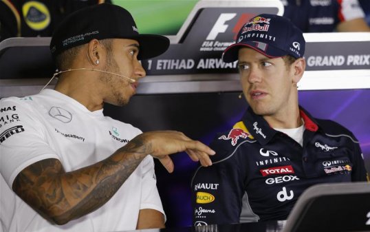 Lewis Hamilton said it will be hard to catch Red Bull and world champion Sebastian Vettel at this weekend’s Abu Dhabi Grand Prix.