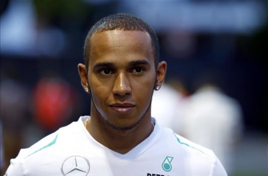 Lewis Hamilton finished fastest in the first free practice session at the Singapore Grand Prix.