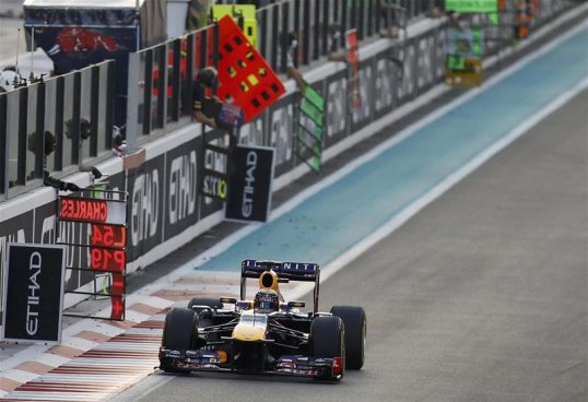 Sebastian Vettel dominated the Abu Dhabi Grand Prix after taking the lead of the starting grid and never relinquishing it.