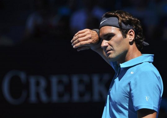 Swiss tennis star Roger Federer has said he is not worried by the scorching heat at the Australian Open.