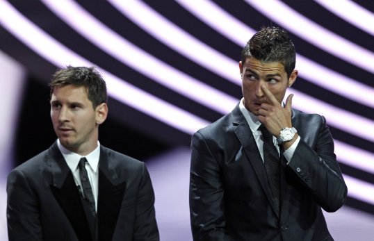 Luis Figo believes Lionel Messi and Cristiano Ronaldo are impossible to separate.