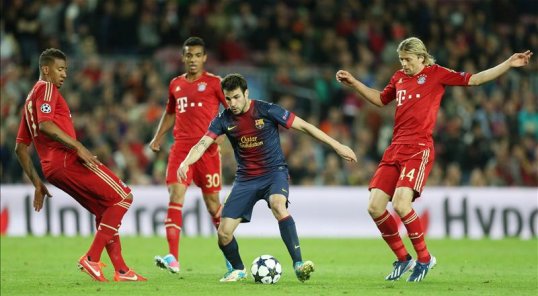 Cesc Fabregas remains coy on his future amid rumours of a summer departure from Barcelona.