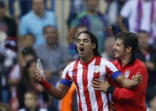 Radamel Falcao has blitzed Lionel Messi’s record of scoring in nine straight games.
