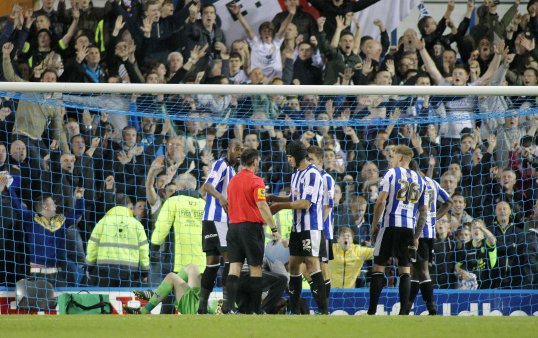 Footballers took to Twitter last night to express their outrage at the attack by a thug on Sheffield Wednesday keeper Chris Kirkland during the match at Hillsborough.