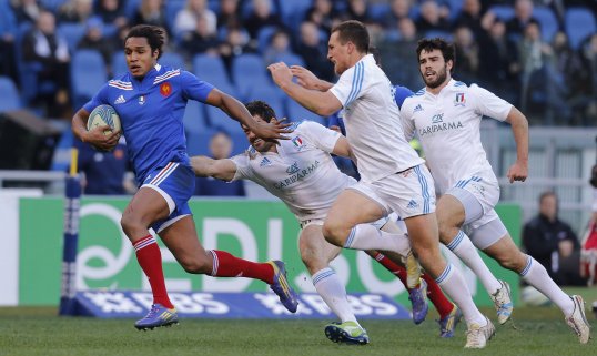 Italy claimed a famous five point victory over France to send the joint favourites’ Six Nations campaign in to disarray at the first hurdle.