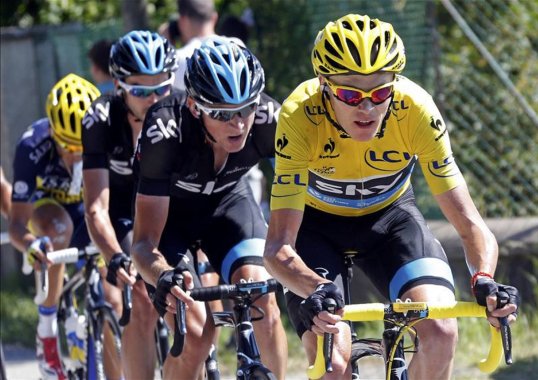 Team Sky rider Chris Froome took the yellow jersey to become the second Brit in succession to lift the title. Marcel Kittel took the stage win.