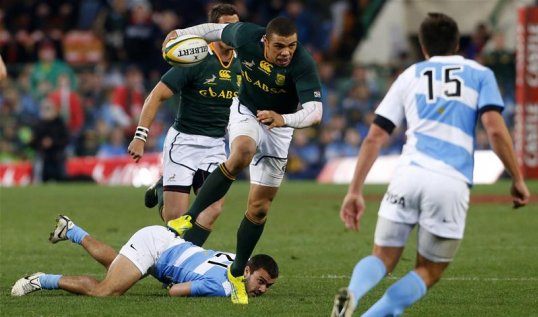 South Africa crushed Argentina 73-13 in the Rugby Championship at the FNB Stadium in Johannesburg on Saturday.