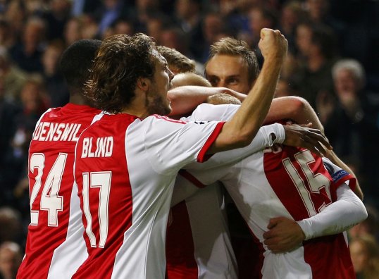 A fine Lasse Schone goal gave Ajax a narrow win over Celtic in the Champions League on Wednesday evening.