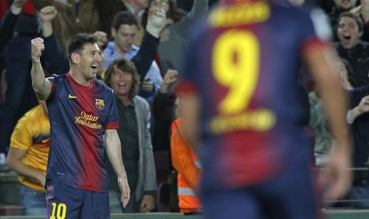 Barcelona moved a step closer to clinching the La Liga title with a 4-2 victory over Real Betis at the Camp Nou on Sunday.