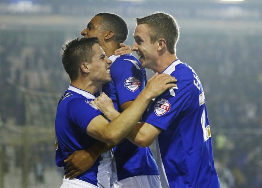 League Cup holders Swansea City were sent crashing out of the competition by Birmingham City on Wednesday evening.