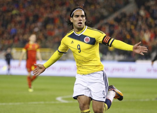 Goals from Radamel Falcao and Victor Ibarbo gave Colombia a shock victory over Belgium on Thursday evening.