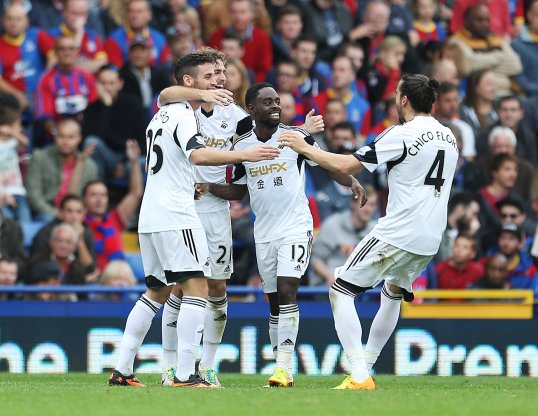 A fine Swansea City performance saw them run out comfortable winners over Crystal Palace at Selhurst Park on Sunday.