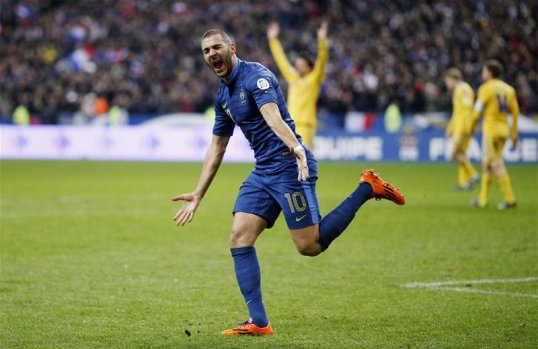 France have staged a dramatic turnaround in their World Cup qualifying tie with Ukraine to reach the finals in Brazil next summer.