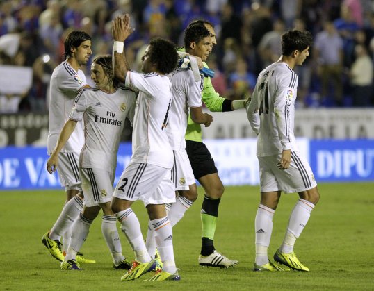 Cristiano Ronaldo netted a last-minute winner as Real Madrid overcame Levante on Saturday night.