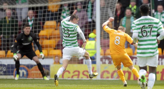 Motherwell secured a spot in next season’s Europa League with a stunning victory over champions Celtic this afternoon.