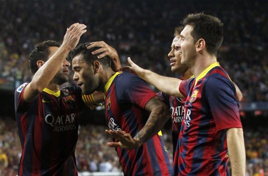 Barcelona beat 3-2 with Sevilla at the Nou Camp on Saturday night in La Liga.
