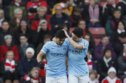 A stunning solo goal from Pablo Osvaldo earned Southampton a draw at home to Manchester City on Saturday afternoon.