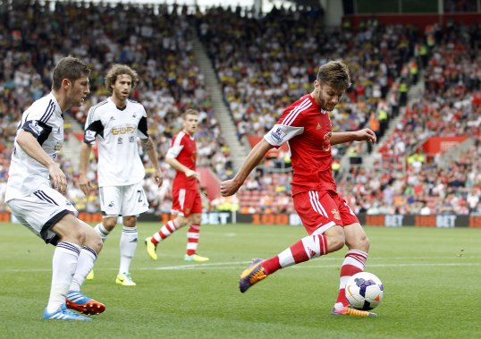 Goals from Adam Lallana and Jay Rodriguez gave Southampton a fine win over Swansea City on Sunday afternoon.