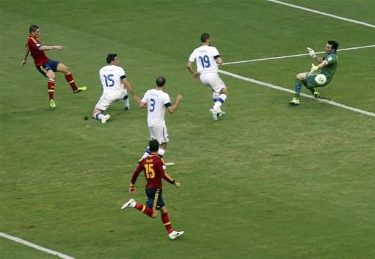 Spain and Italy could not be separated in the 90 minutes of their Confederations Cup semi-final so the game will now go into extra-time.