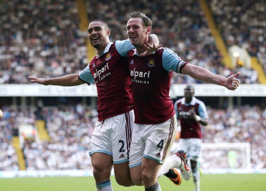 West Ham United thrashed Tottenham Hotspur at White Hart Lane on Sunday afternoon.